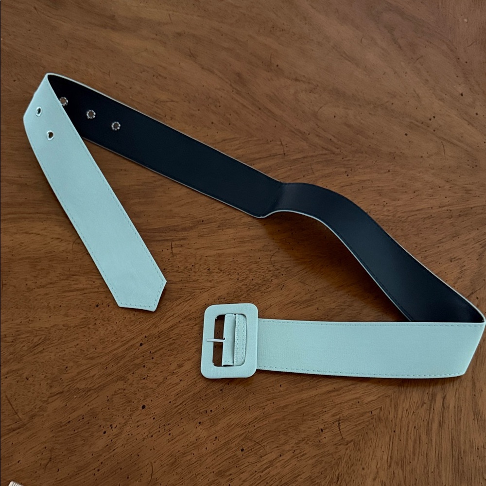 Retro jade green belt
